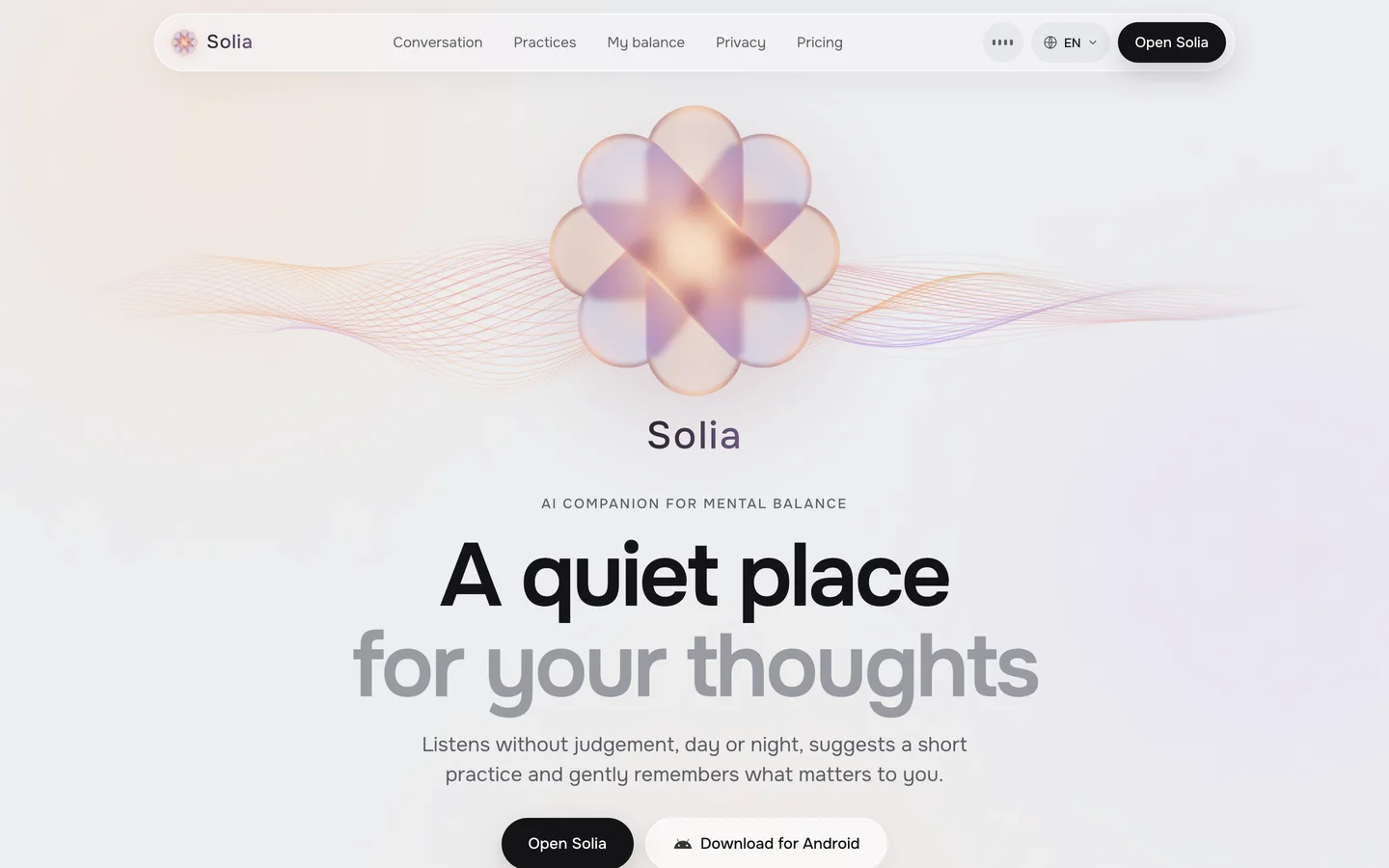 Solia landing