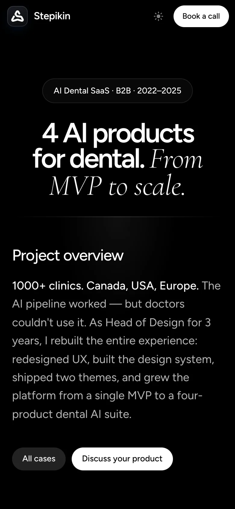 Mobile: AI Dental case