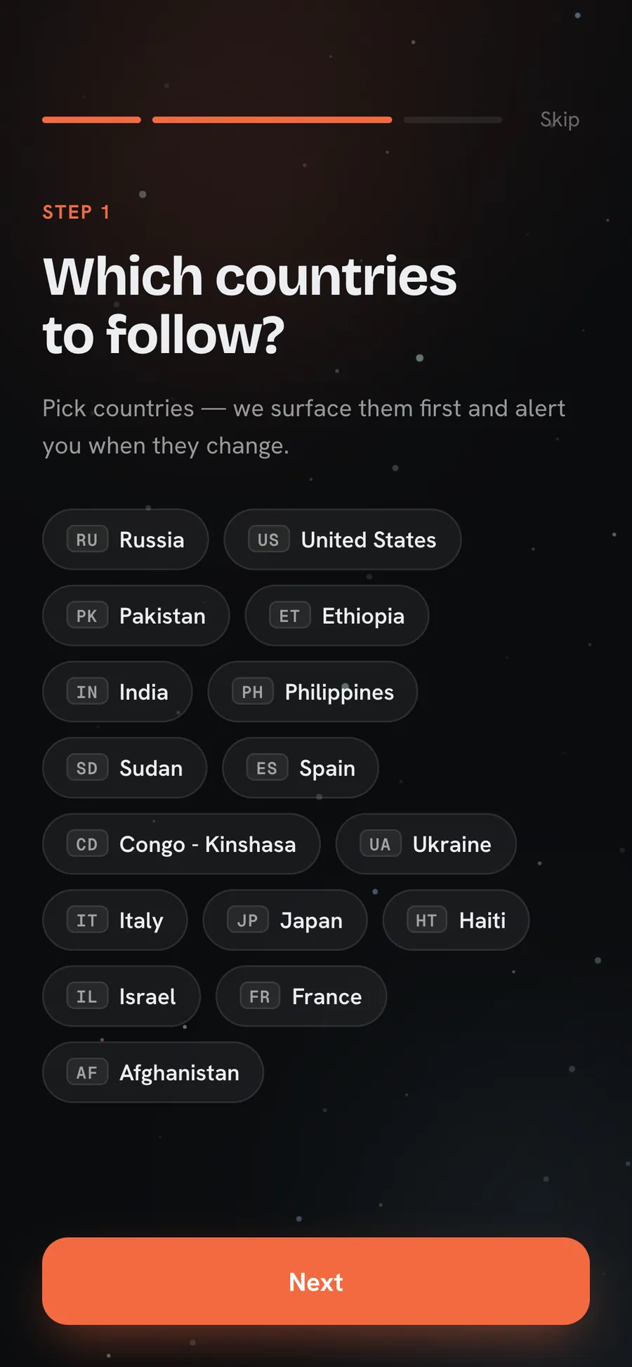 Mobile onboarding: which countries to follow